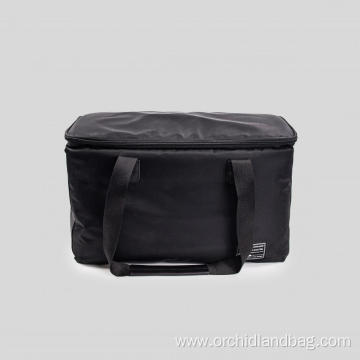 Black Large Capacity Cooler Bag
